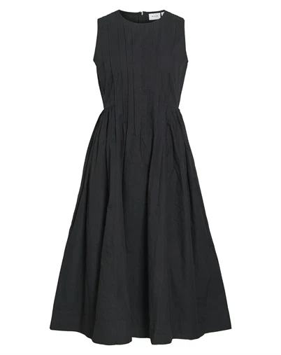 Vila - VIJimba O-Neck Midi Kjole - Black Beauty